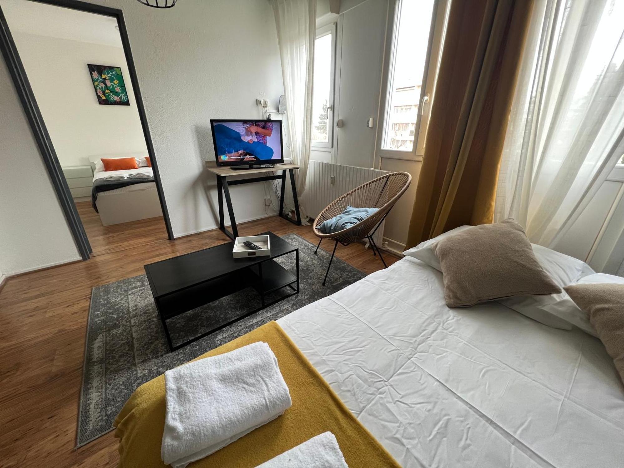 Mon Palmier Grand Appartement Parking Un-Sejour-A-Part 梅斯 外观 照片